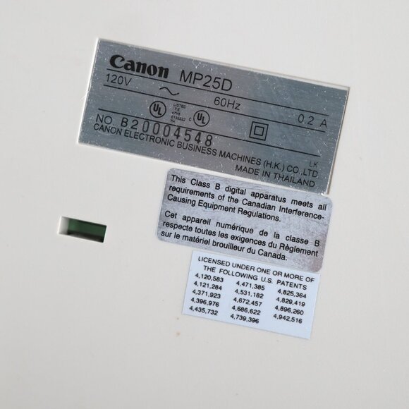 Vintage Canon MP250 Printing Desk Calculator Adding Machine Large Display TESTED - Picture 6 of 12